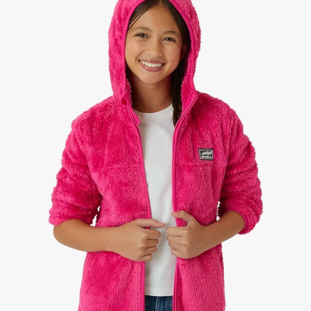 Eddie Bauer Girls Sherpa zip up Jacket